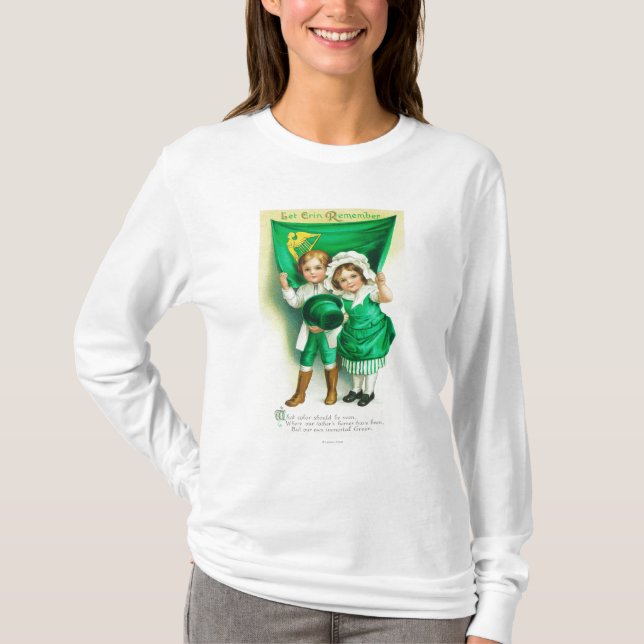 Låt Erin minnas att koppla ihop innehav en flagga T-shirt (Framsida)