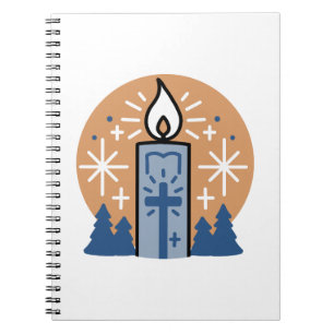 Låt Faith Shine Bright: Winter Theme Anteckningsbok