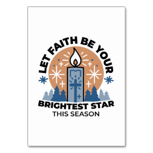 Låt Faith Shine Bright: Winter Theme Bordsnummer