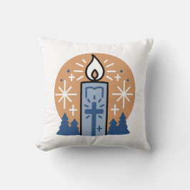 Låt Faith Shine Bright: Winter Theme Kudde