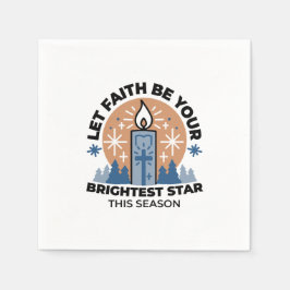 Låt Faith Shine Bright: Winter Theme Pappersservett