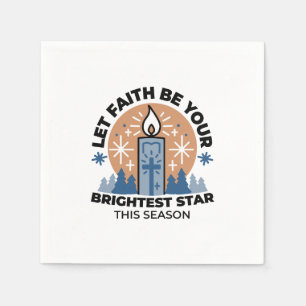 Låt Faith Shine Bright: Winter Theme Pappersservett