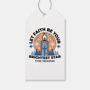 Låt Faith Shine Bright: Winter Theme Presentetikett