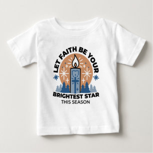 Låt Faith Shine Bright: Winter Theme T Shirt