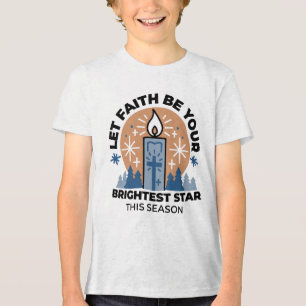 Låt Faith Shine Bright: Winter Theme T Shirt