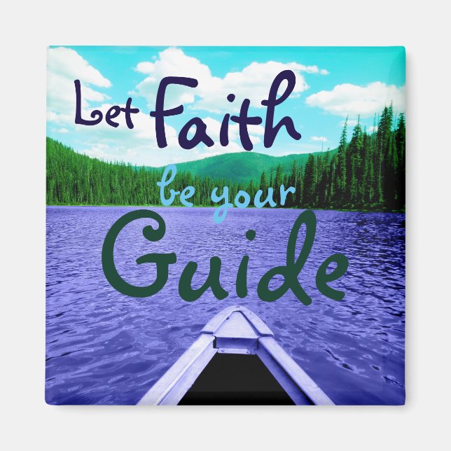 Låt Faith vara din guide Canoe på Sjö Magnet (Framsidan)
