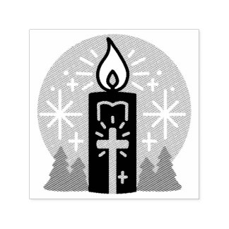 Låt Faith vara din ljusaste stjärna-ljusa konst Självfärgande Stämpel