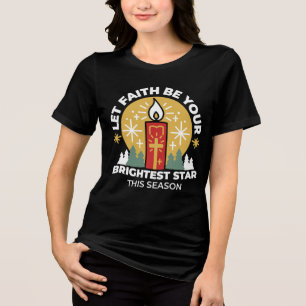 Låt Faith vara din ljusaste stjärna-ljusa konst T Shirt