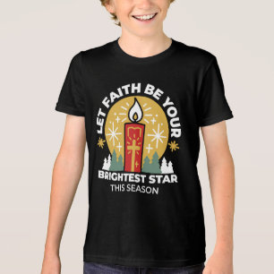 Låt Faith vara din ljusaste stjärna-ljusa konst T Shirt