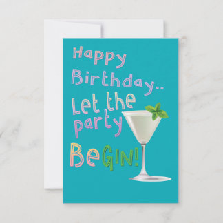 låt festen börja! kort