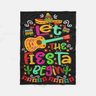 Låt Fiesta börja i Party Mexiko, mexikanska Cinco  Fleecefilt