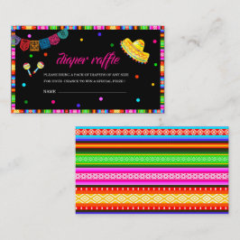 Låt Fiesta Watercolor babyduschdiskare Tilläggskort