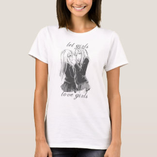 Låt flickorna Kärlek Girls Shirt T