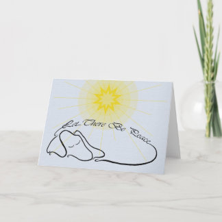 Låt fred råda helgkort