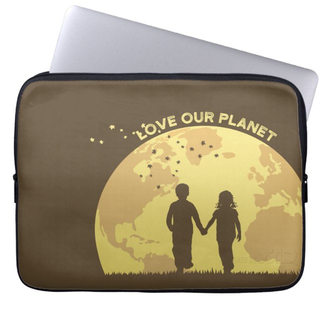 Låt freden börja med oss | Laptop sleeve 13 tum (Framsidan)