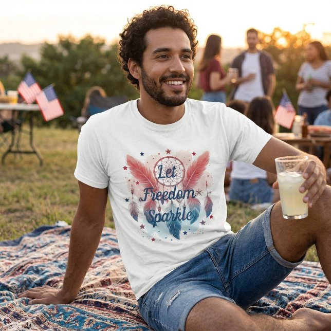 Låt Freedom Gnistra Dreamcatcher T Shirt (Skapare uppladdad)