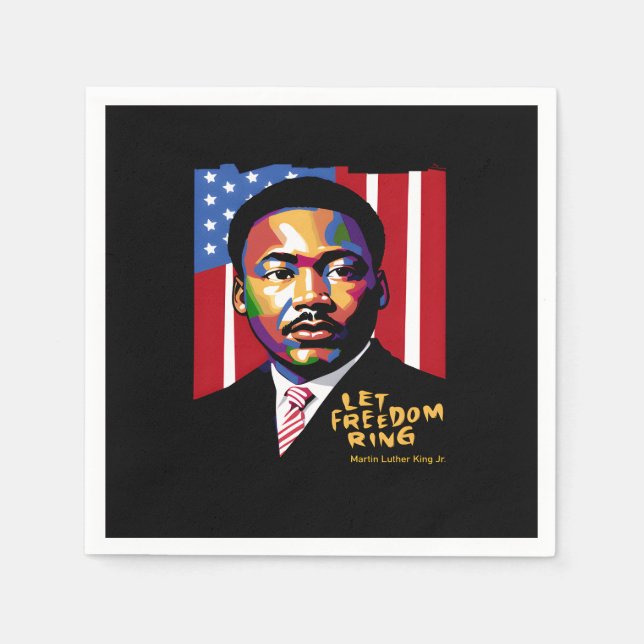 Låt Freedom Ring FUNNY Citat Pappersservett (Framsidan)