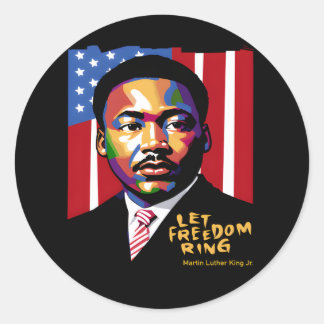 Låt Freedom Ring FUNNY Citat Runt Klistermärke