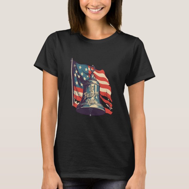 Låt Freedom Ring funny Sloth T Shirt (Framsida)