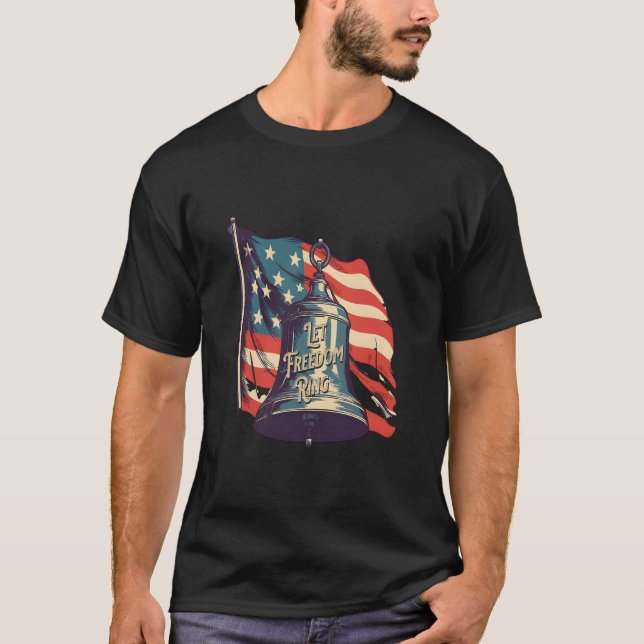 Låt Freedom Ring funny Sloth T Shirt (Framsida)