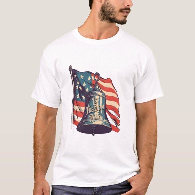 Låt Freedom Ring funny Sloth T Shirt (Framsida)