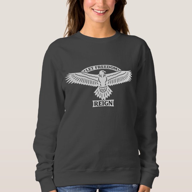 Låt friheten regera – Frihetens Örn Emblem T Shirt (Framsida)