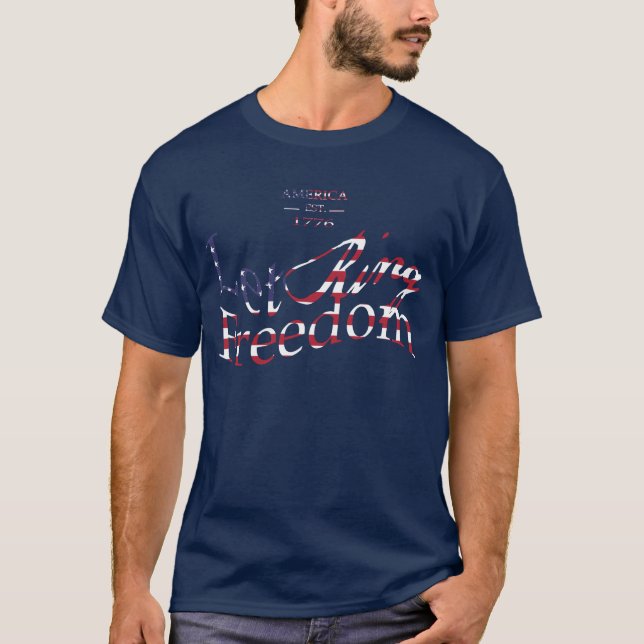 Låt frihetsringT-tröja T Shirt (Framsida)