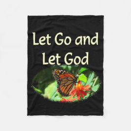 LÅT GÅ OCH LÅT GOD BUTTRYCKLIG UTFORMNING FLEECEFILT