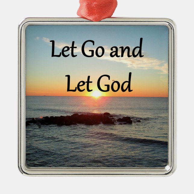 LÅT GÅ OCH LÅT GOD SUNRISE FOTO JULGRANSPRYDNAD METALL (Framsidan)