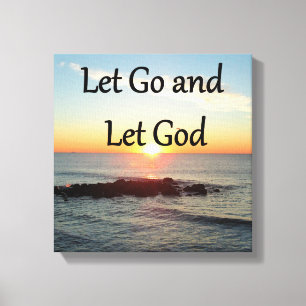 LÅT GÅ OCH LÅT GOD SUNRISE PHOTO CANVASTRYCK