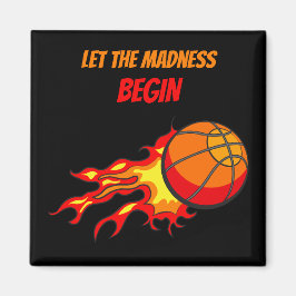 Låt Galenheta Basketball Black börja. Magnet