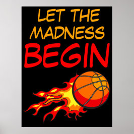 Låt galenskapen börja, basketboll i lågor poster