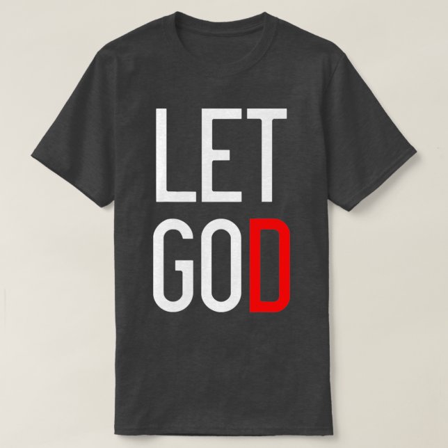 Låt Gud bli Motiv T Shirt (Design framsida)