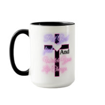 Låt Gud börja Bible inspirera Faith Mugg