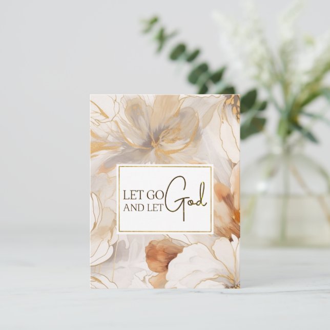 Låt gud Christian citera ett platt kort (Stående Fram)