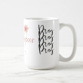 Låt Gud låta Kristanity Faith Bible Jesus Kaffemugg