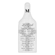 Låt Gud skriftinspiration monogram