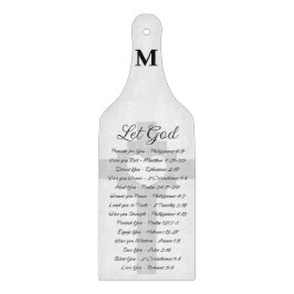 Låt Gud skriva inspiration monogram