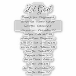 Låt Guds skriftt inspiration Klistermärken