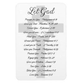 Låt Guds skriftt inspiration Magnet