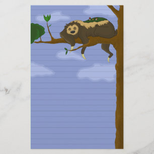 Lat (härskad) Slothbrevpapper, Brevpapper