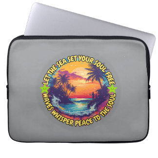 Låt havet göra er sjö fri laptop fodral