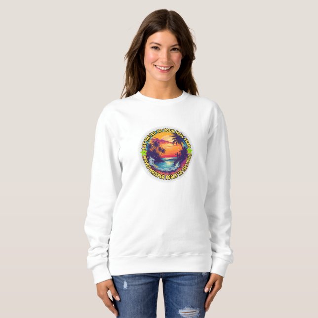 Låt havet göra er sjö fri t shirt (Hel framsida)