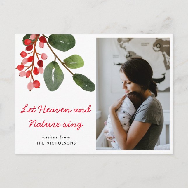 Låt Heaven & Nature Sjunga Red Berry | Foto Vykort (Framsida)