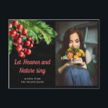 Låt Heaven & Nature Sjunga Red Berry Vintage | Fot Vykort<br><div class="desc">Låt Heaven & Nature Sjunga Red Berry Vintage | Foto</div>