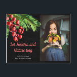 Låt Heaven & Nature Sjunga Red Berry Vintage | Fot Vykort<br><div class="desc">Låt Heaven & Nature Sjunga Red Berry Vintage | Foto</div>