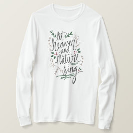 Låt Heaven Sjunga Långärmad Women's Shirt T