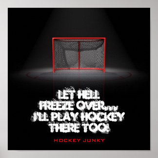 LÅT HELL FRYSA ÖVER POSTER