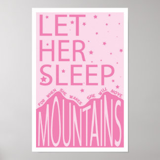 Låt henne sova poster