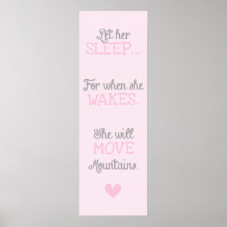 Låt henne sova. poster